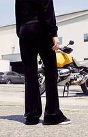 John Galt Black Hillary Yoga Pants