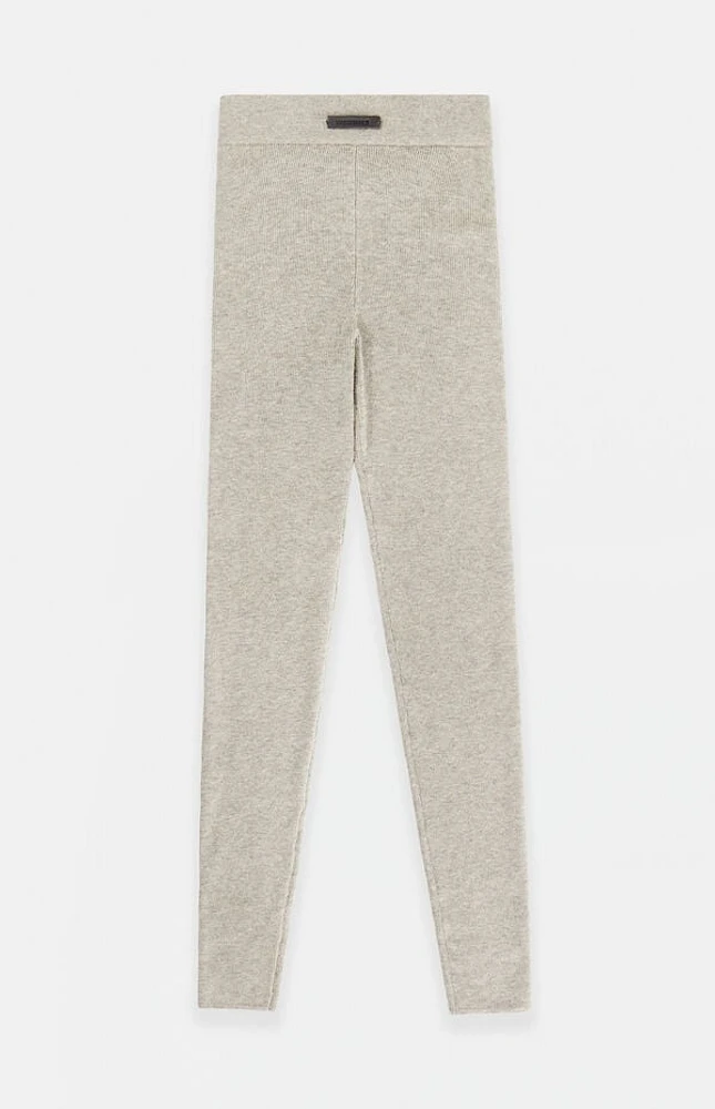 Fear of God Essentials Women's Timber High Power Ribbed Knit Leggings