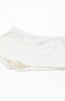 John Galt White Boxer Boyshorts