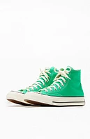 Converse Green Chuck Taylor All Star Lift High Top Sneakers