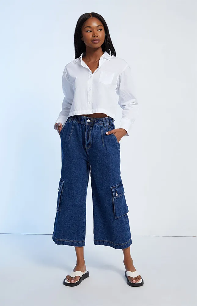 Obey Hazel II Cropped Wide Leg Pants