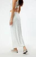 WEWOREWHAT Crystal Midi Skirt