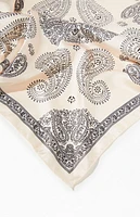 LA Hearts Ivory Tie Bandana Scarf