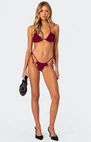 Joelle Ruffled String Bikini Bottom
