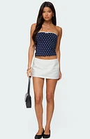 Edikted Built Bra Polka Dot Top