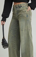 PacSun Jessie High Waisted Baggy Carpenter Pants