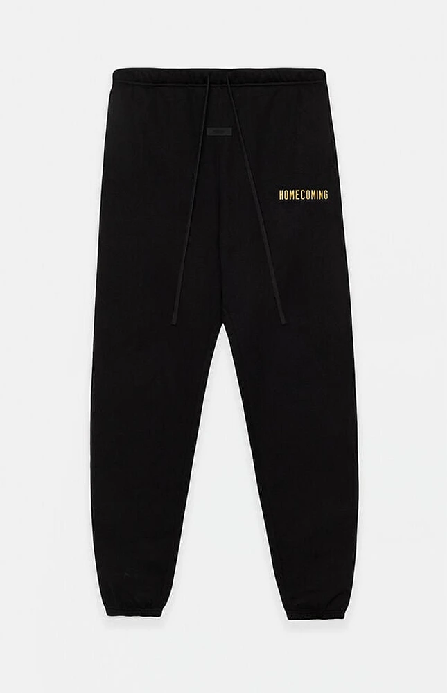 Fear of God Essentials Black Heavy Fleece Sweatpants