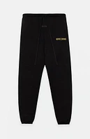 Fear of God Essentials Black Heavy Fleece Sweatpants