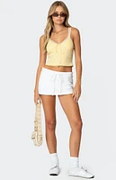 Edikted Lacey Layered Tank Top