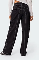 Edikted Helen Low Rise Cargo Pants