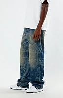 Pacsun Bandana Extreme Baggy Jeans
