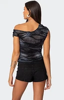 Edikted Shredded Asymmetric Top