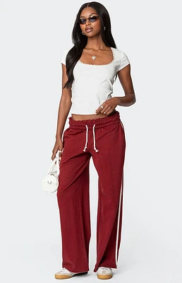 Edikted Chance Fold Over Sweatpants