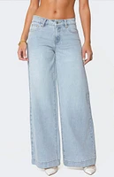 Edikted Sidonie Wide Leg Jeans