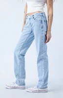 PacSun Eco Light Indigo Low Rise Straight Leg Jeans