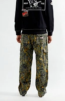 True Religion Big T Camo Cargo Baggy Pants