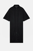 Fear of God Essentials Women's Jet Black Full Zip Polo Dress