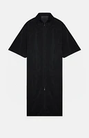 Fear of God Essentials Women's Jet Black Full Zip Polo Dress