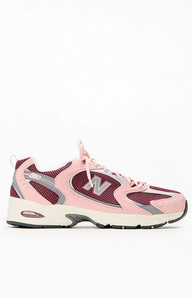 New Balance Pink & Burgundy 530 Sneakers