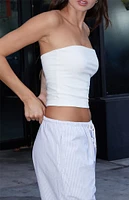 John Galt White Jenny Tube Top