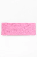 LA Hearts Pink Woven Soft Headband