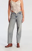 PacSun Jordyn Low Rise Straight Leg Jeans Medium Indigo