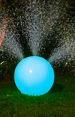 Pool Candy Illuminated LED Color Changing Beach Ball Sprinkler