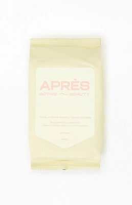 APRES BEAUTY Cool & Glow Facial Towelettes