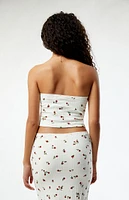 Daisy Street Ditsy Pointelle Tube Top