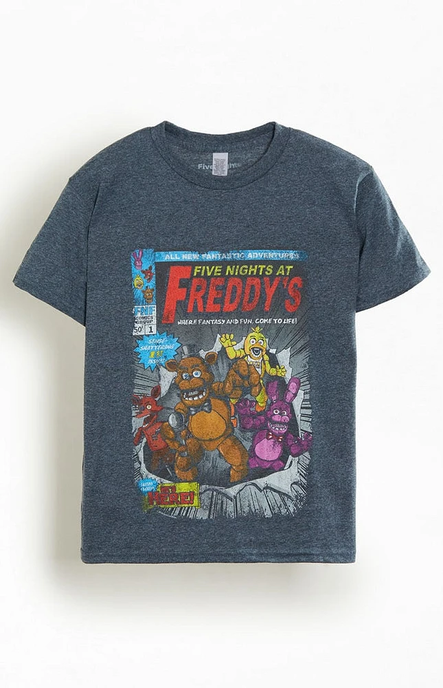 Kids Five Nights At Freddy's Comic T-Shirt