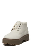 Timberland Women's Natural Stone Street Mid Lace-Up Boots
