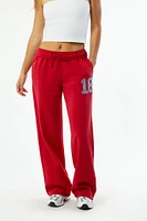 PacSun Denim 18 Applique Baggy Sweatpants