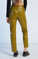 Daisy Street Snake Faux Leather Pants