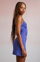 Third Charm Alani Rose Rhinestone Mini Dress