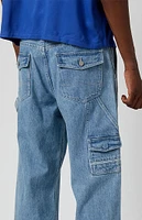 PacSun Medium Indigo Baggy Carpenter Jeans