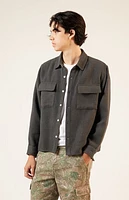 Pacsun Black Tweed Overshirt