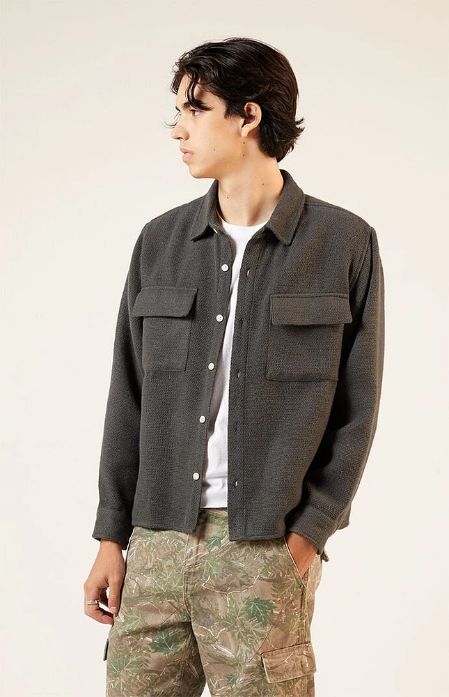 PacSun Tweed Overshirt