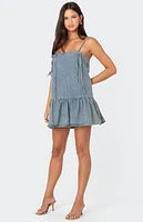 Edikted Dylan Denim Mini Dress