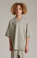 Kids Fear of God Essentials Seal V-Neck T-Shirt