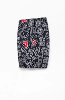 Keith Haring Hearts 4.5" Swim Trunks