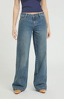 PacSun Casey Dark Tint Low Rise Baggy Jeans