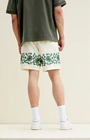 PacSun Floral Embroidery Shorts