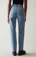 PacSun Eco Light Indigo Ripped Dad Jeans