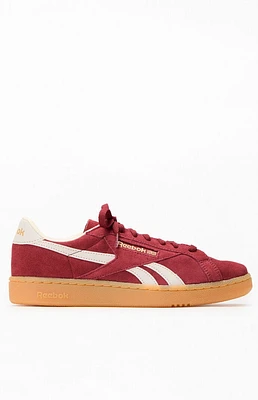 Reebok Burgundy Club C Grounds UK Sneakers