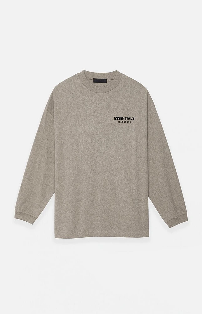 Fear of God Essentials Heather Grey Long Sleeve T-Shirt