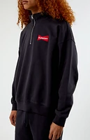 Budweiser By PacSun Quarter Zip Ribbon Sweatshirt