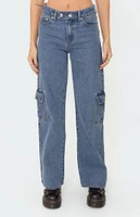 Deliah Low Rise Cargo Jeans
