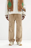 PacSun Tan Baggy Carpenter Cargo Pants