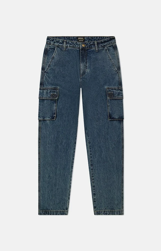 WeSC America Inc Medium Blue Denim Cargo Pants