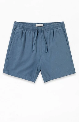 PacSun Blue Cotton Volley Shorts